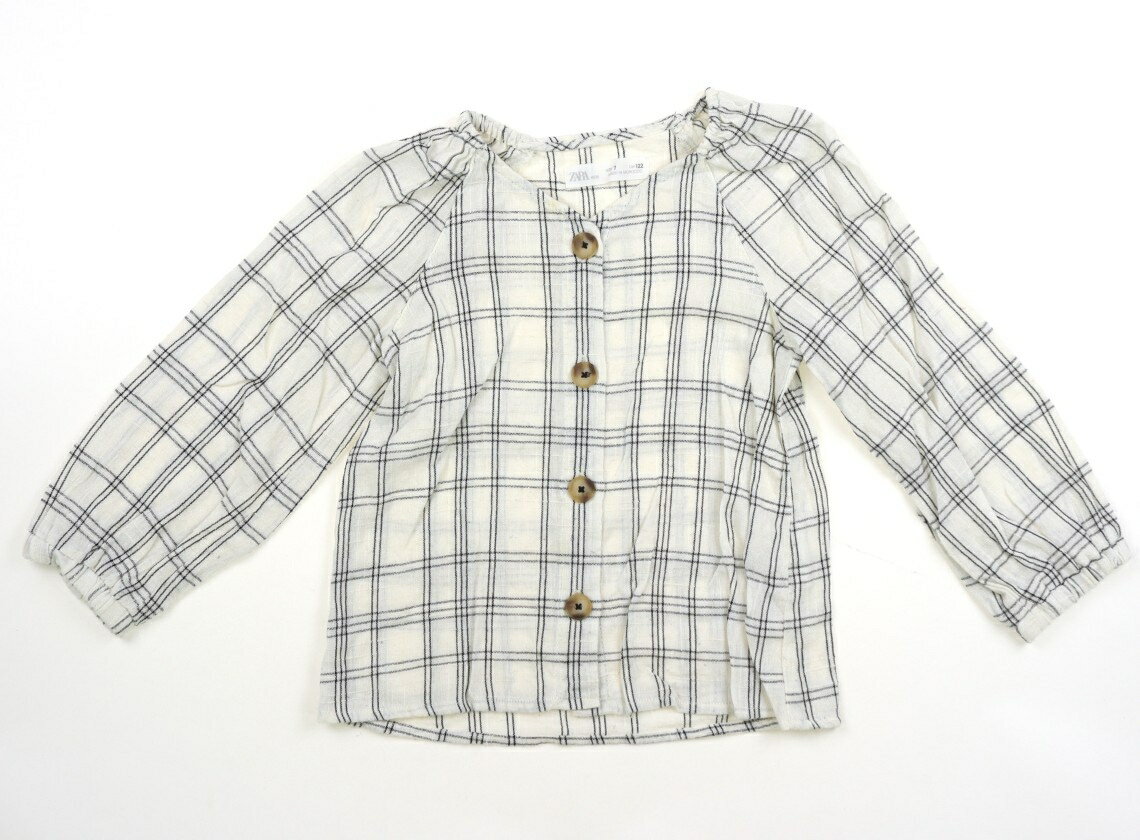 其它 - ザラ ZARA シャツ・ブラウス 120 女の子 白、黒 子供服 ベビー服 キッズ アウトレット ユーズド 【中古】キッズ・ベビー・マタニティ