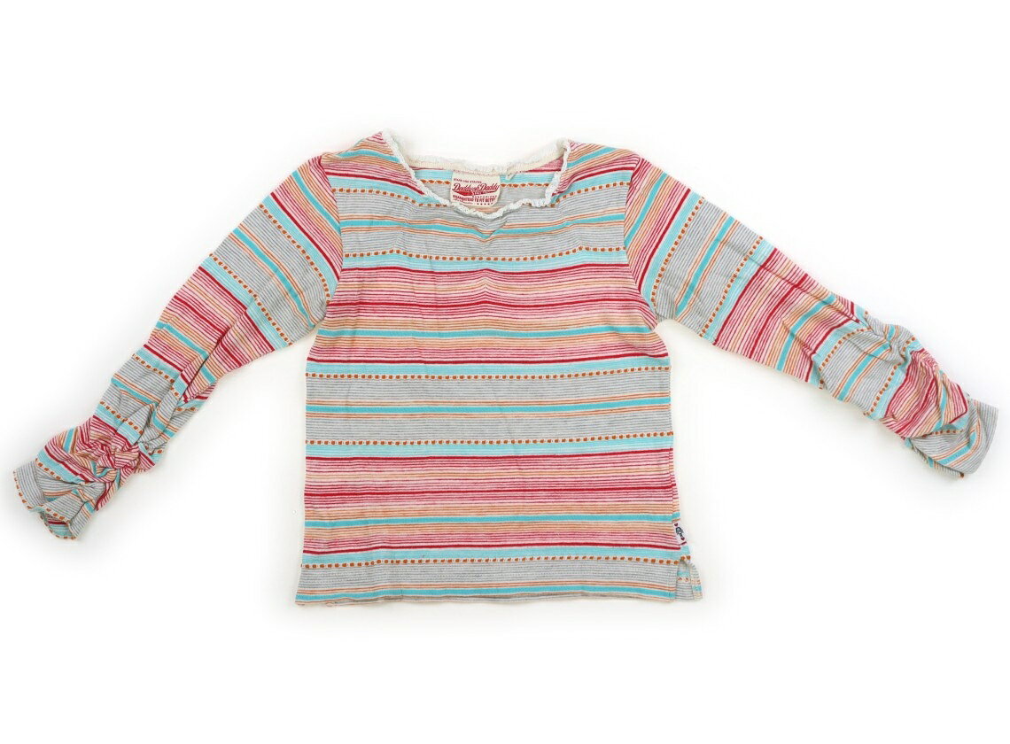ダディーオーダディー Daddy Oh Daddy Tシャツ・カットソー 110 女の子 マルチボーダー 子供服 ベビー服 キッズ アウトレット ユーズド 【中古】キッズ・ベビー・マタニティ