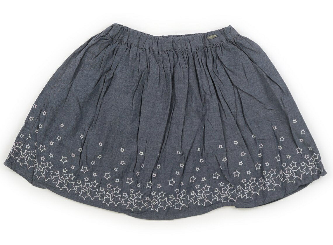 メゾピアノ mezzo piano スカート 130 女の子 ブルーグレー 子供服 ベビー服 キッズ アウトレット ユーズド 【中古】キッズ・ベビー・マタニティ