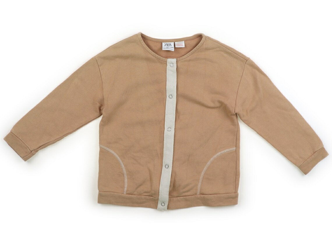 ザラ ZARA カーディガン 100 女の子 ライトブラウン 子供服 ベビー服 キッズ アウトレット ユーズド 【中古】キッズ・ベビー・マタニティ