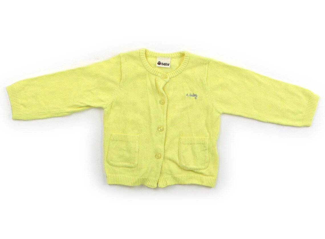 Cardigans - イーベビー e-baby カーディガン 70 女の子 黄色 子供服 ベビー服 キッズ アウトレット ユーズド 【中古】キッズ・ベビー・マタニティ