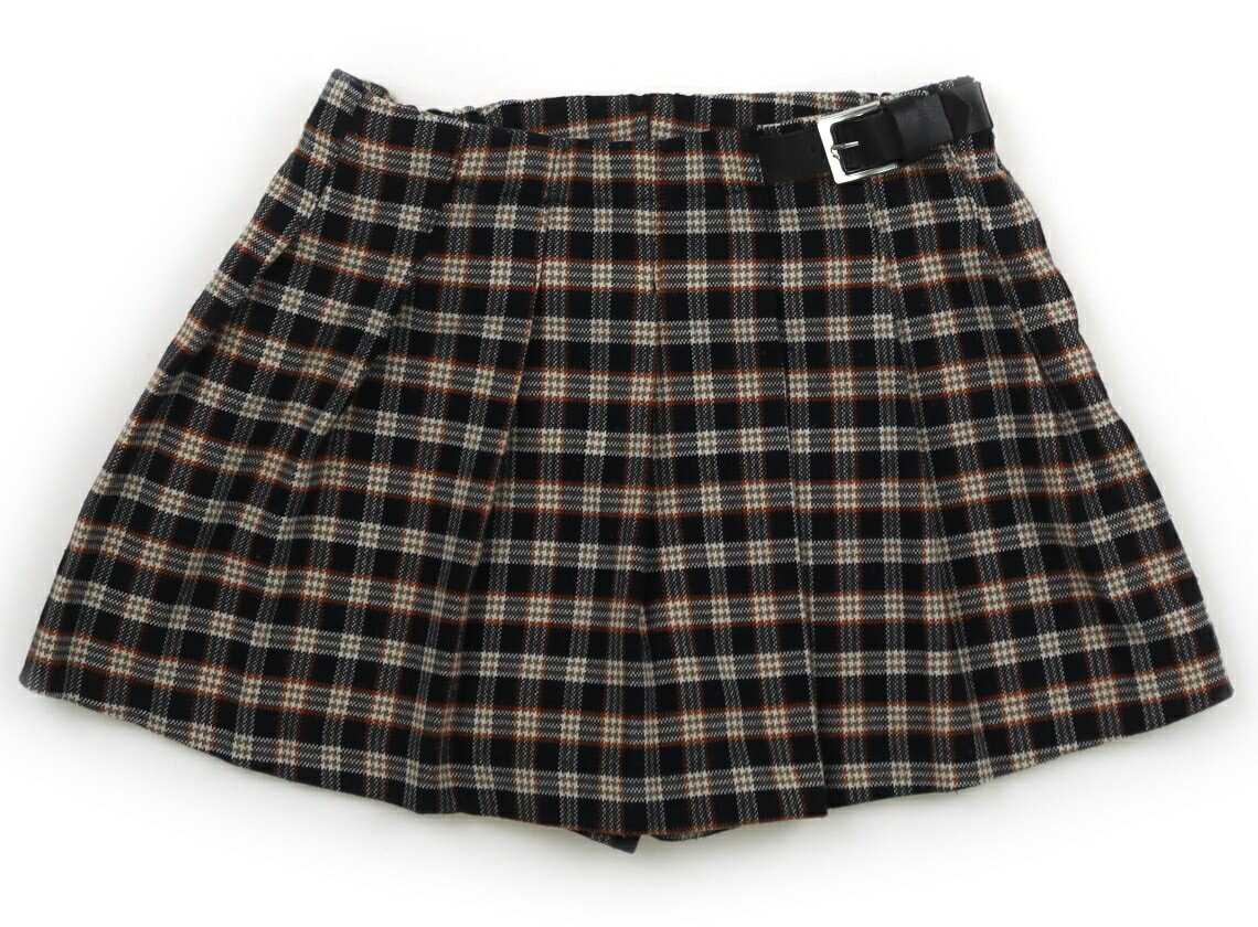 Culottes - ザラ ZARA キュロット 110 女の子 ブラック・ベージュ・チェック 子供服 ベビー服 キッズ アウトレット ユーズド 【中古】キッズ・ベビー・マタニティ