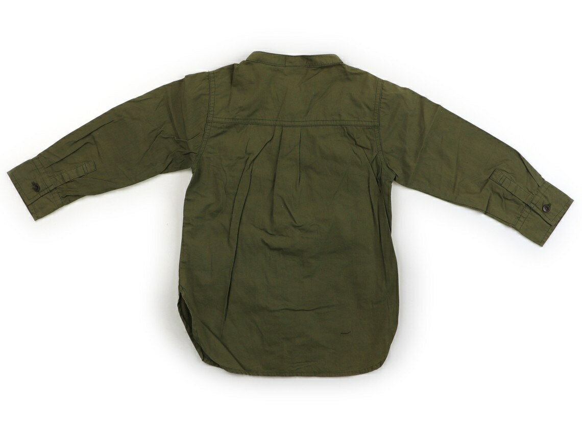 プティマイン petit main シャツ・ブラウス 110 男の子 カーキ 子供服 ベビー服 キッズ アウトレット ユーズド 【中古】キッズ・ベビー・マタニティ