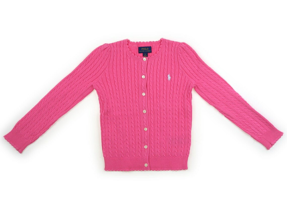 ポロラルフローレン POLO RALPH LAUREN カーディガン 120 女の子 ピンク 子供服 ベビー服 キッズ アウトレット ユーズド 【中古】キッズ・ベビー・マタニティ