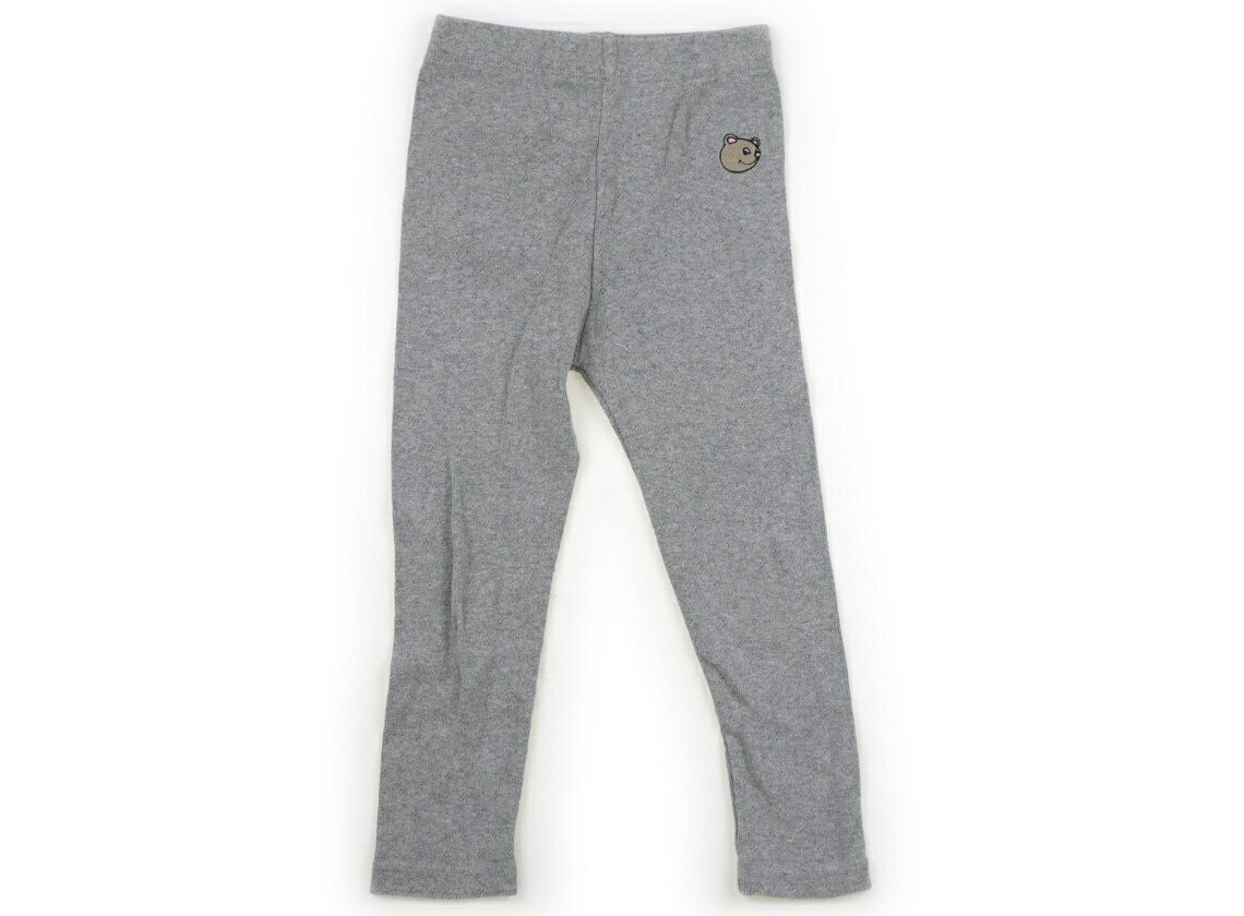 モンミミ monmimi レギンス 100 女の子 グレー 子供服 ベビー服 キッズ アウトレット ユーズド 【中古..
