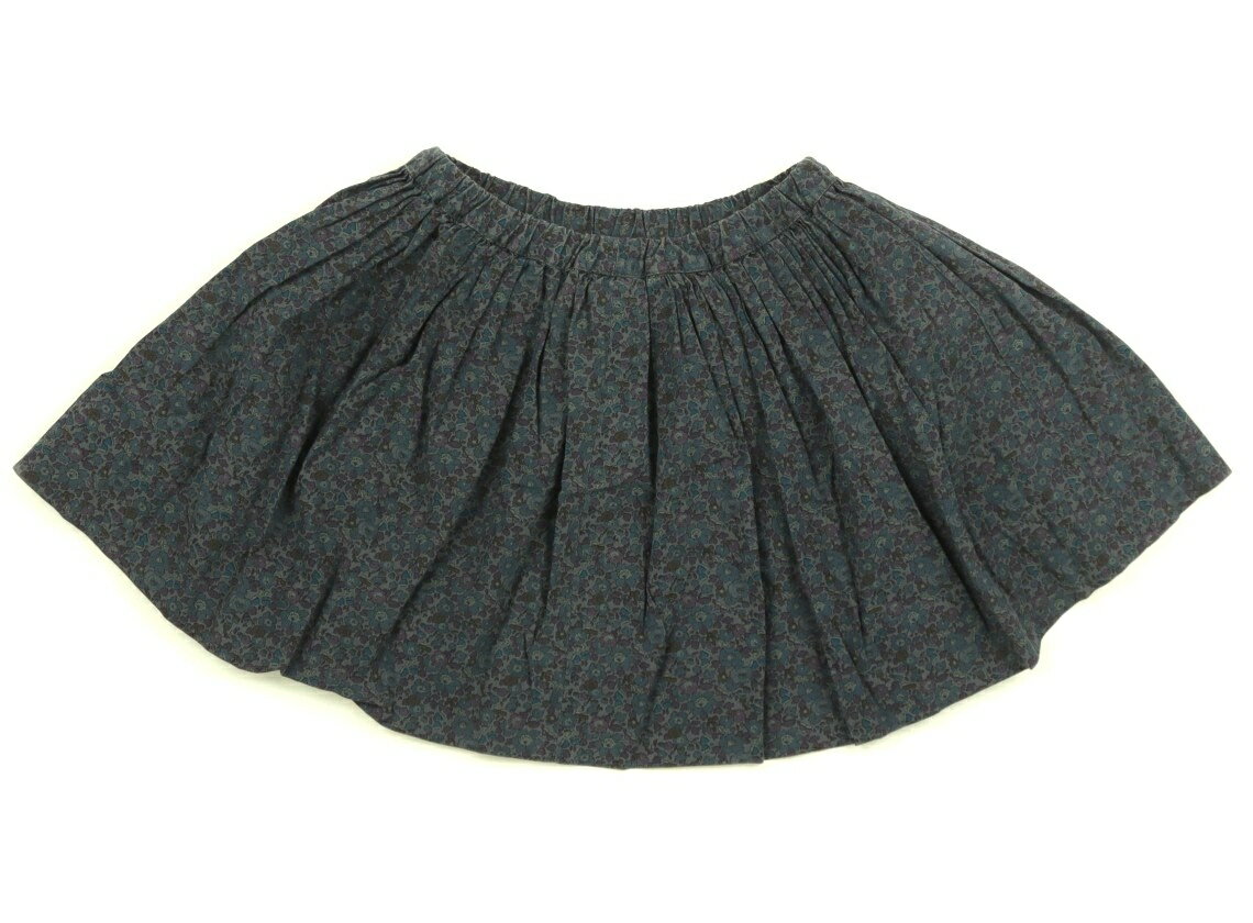 ボントン BONTON スカート 110 女の子 グレー・アクアマリン・ラベンダー他・草花 子供服 ベビー服 キッズ アウトレット ユーズド 【中古】キッズ・ベビー・マタニティ