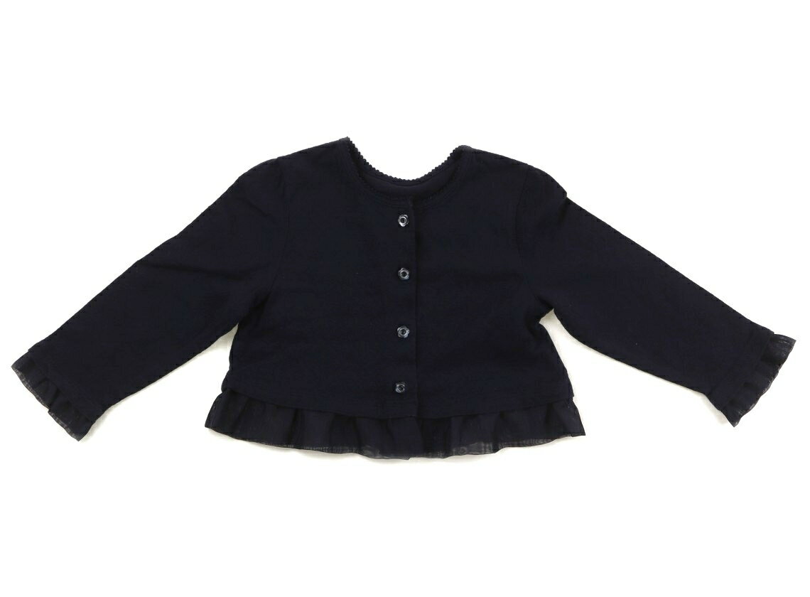 コムサフォセット COMME CA FOSSETTE カーディガン 100 女の子 ダークネイビー 子供服 ベビー服 キッズ アウトレット ユーズド 【中古】キッズ・ベビー・マタニティ