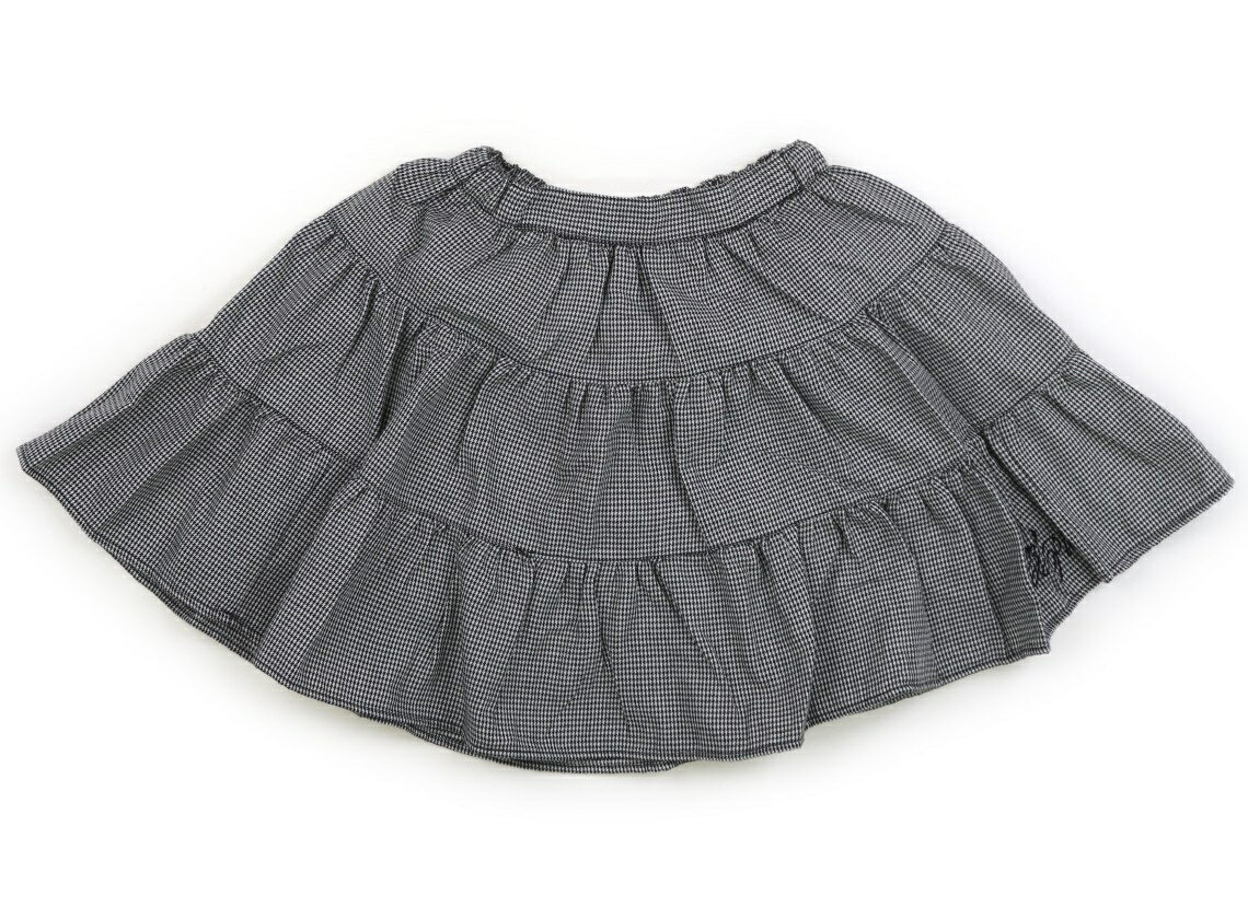 メゾピアノ mezzo piano スカート 120 女の子 ブラック・ホワイト 子供服 ベビー服 キッズ アウトレット ユーズド 【中古】キッズ・ベビー・マタニティ