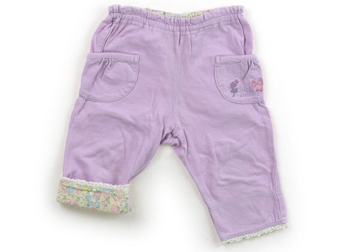 ニットプランナー（KP） Knit Planner(KP) スウェットパンツ 90 女の子 ライラック・花柄 子供服 ベビー服 キッズ アウトレット ユーズド 【中古】キッズ・ベビー・マタニティ