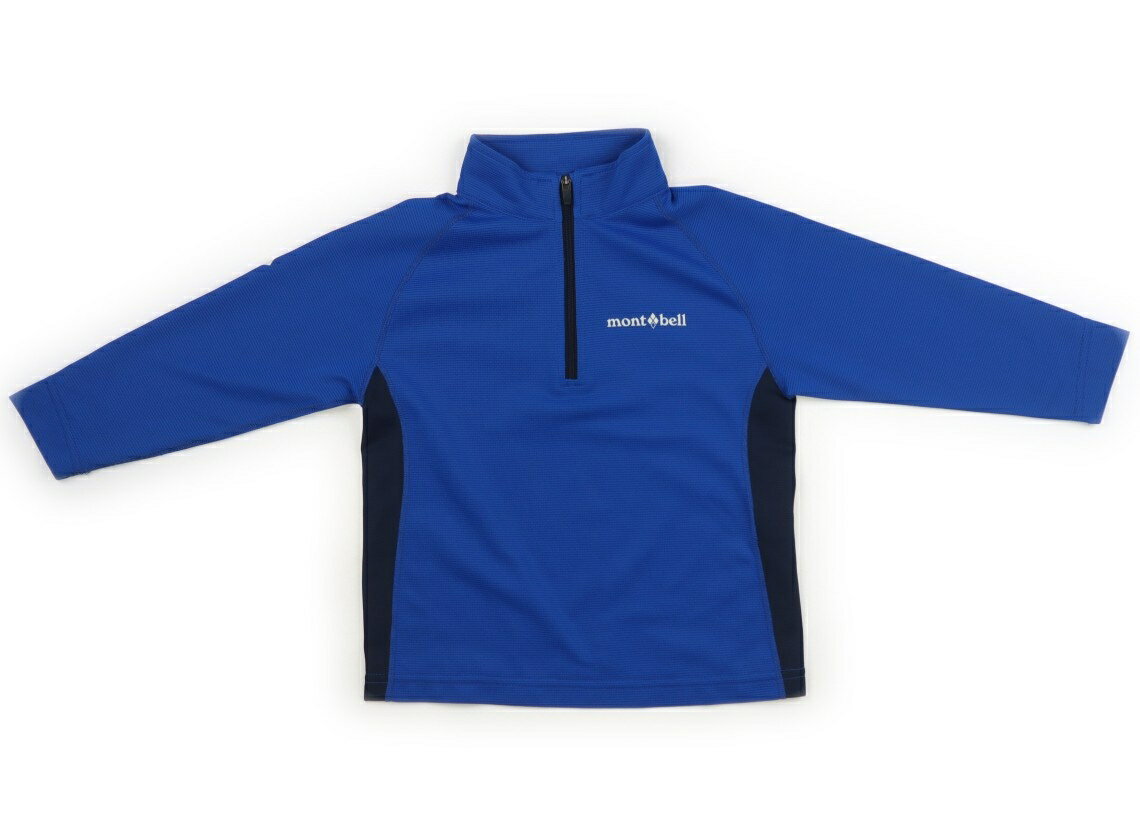 モンベル mont-bell Tシャツ・カットソー 100 男の子 ブルー・ネイビー 子供服 ベビー服 キッズ アウトレット ユーズド 【中古】キッズ・ベビー・マタニティ