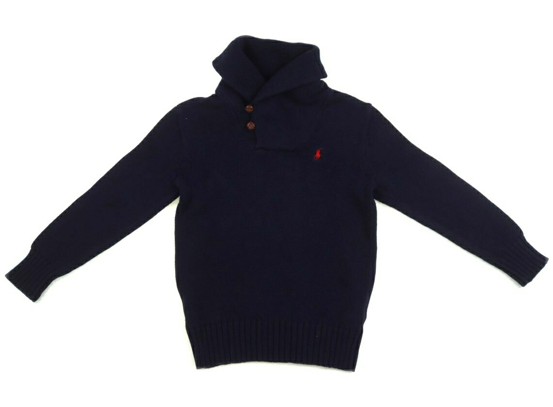 ポロラルフローレン POLO RALPH LAUREN ニット・セーター 140 女の子 紺 子供服 ベビー服 キッズ アウトレット ユーズド 【中古】キッズ・ベビー・マタニティ