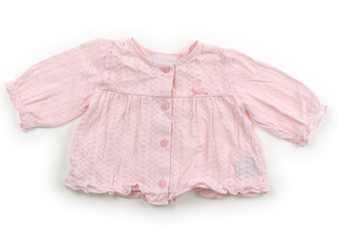 　ブランド 　BeBe(べべ) 　カテゴリー 　カーディガン 　サイズ 　90サイズ 　色 　ピンク 　状態 　★★★ 　記名 　なし 　ジャンル 　Girl 実際のサイズ表記はM。メッシュカットソー地。やや使用感ありますが、まだまだ普段着として活躍してくれそうです。 ＊【状態】【サイズ】に関しての詳しい説明はこちら