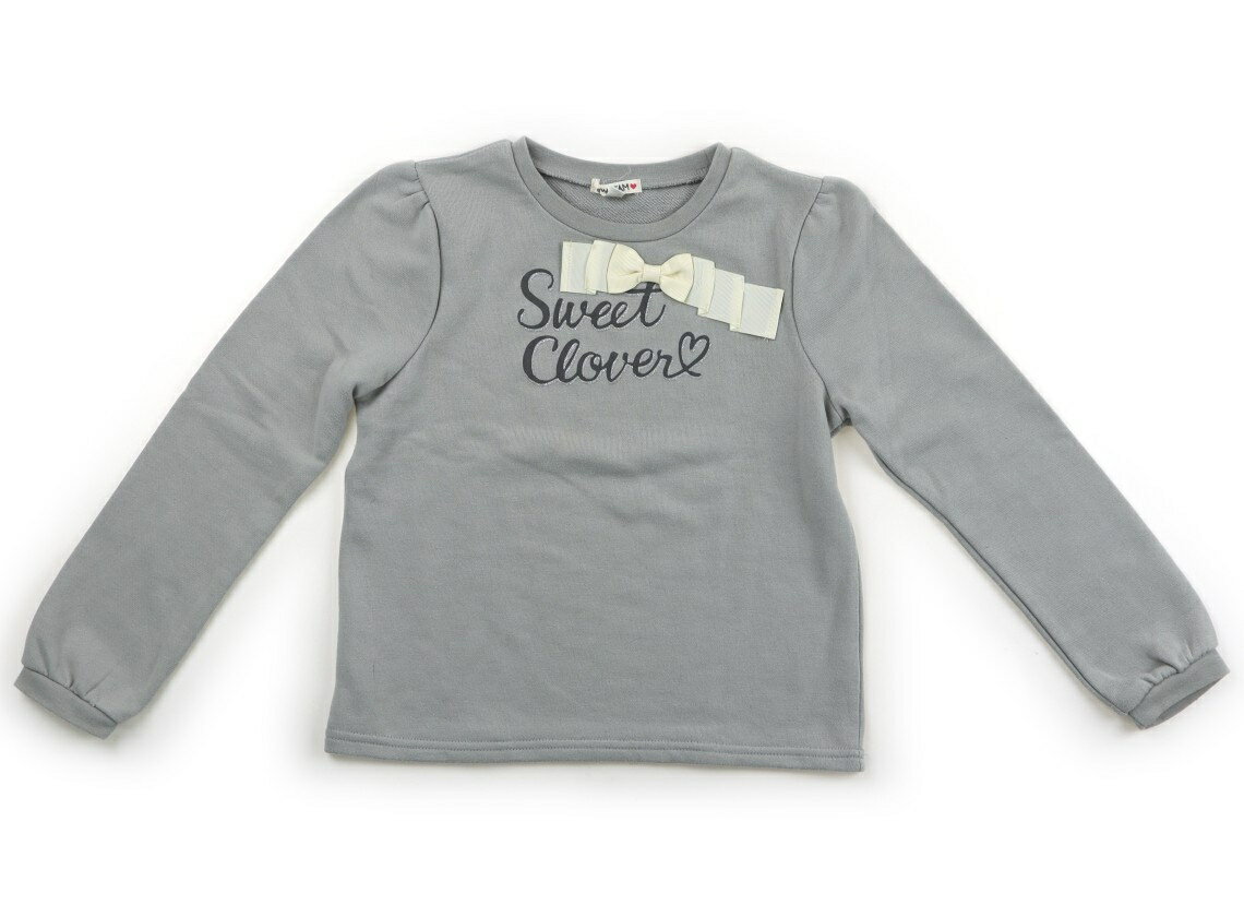 エニィファム anyFAM トレーナー・プルオーバー 140 女の子 くすみグリーン 子供服 ベビー服 キッズ アウトレット ユーズド 【中古】キッズ・ベビー・マタニティ