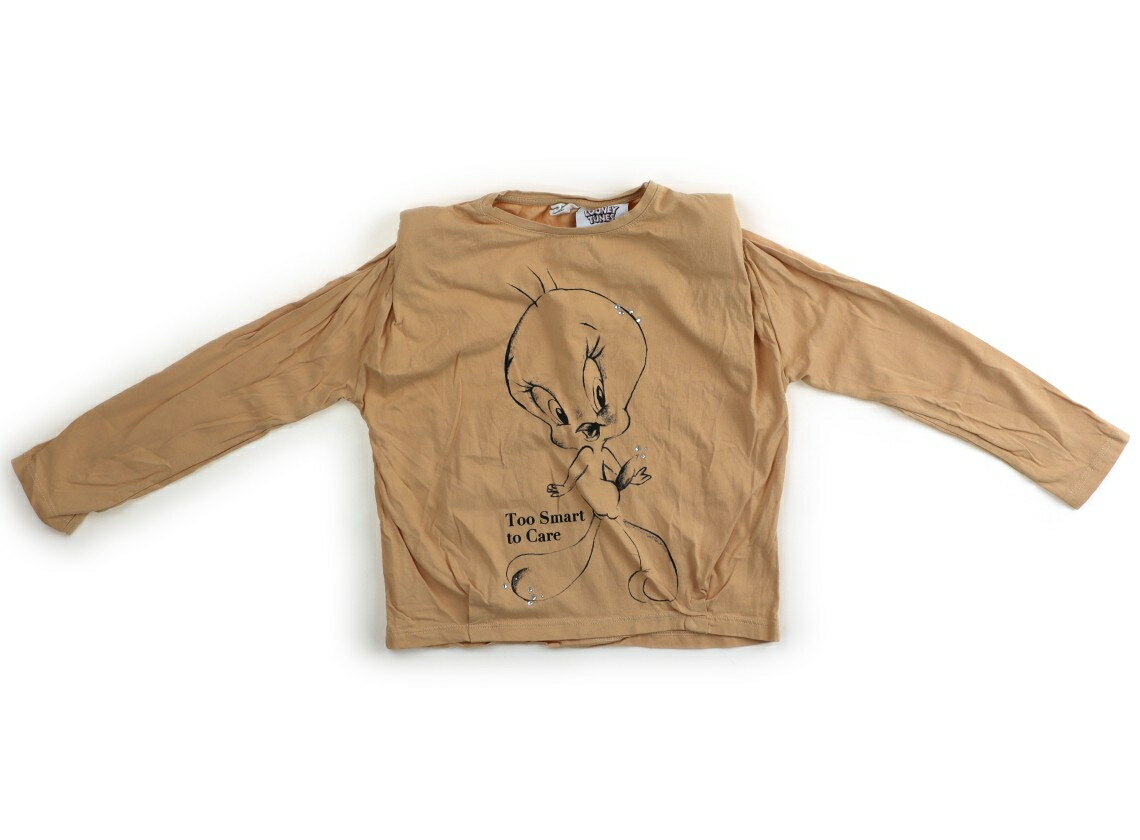 Rakuten - ザラ ZARA Tシャツ・カットソー 120 女の子 ベージュ、トゥイーティ 子供服 ベビー服 キッズ アウトレット ユーズド 【中古】キッズ・ベビー・マタニティ