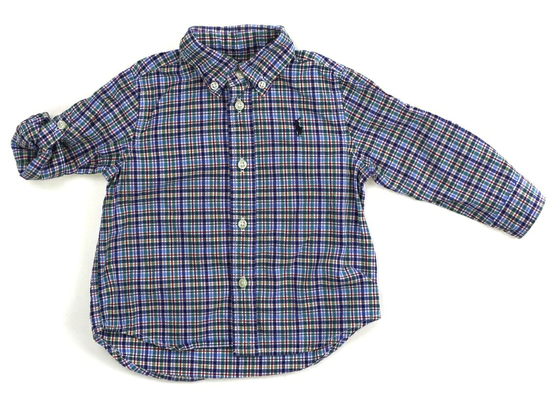 ラルフローレン Ralph Lauren シャツ・ブラウス 80 男の子 マルチチェック 子供服 ベビー服 キッズ アウトレット ユーズド 【中古】キッズ・ベビー・マタニティ