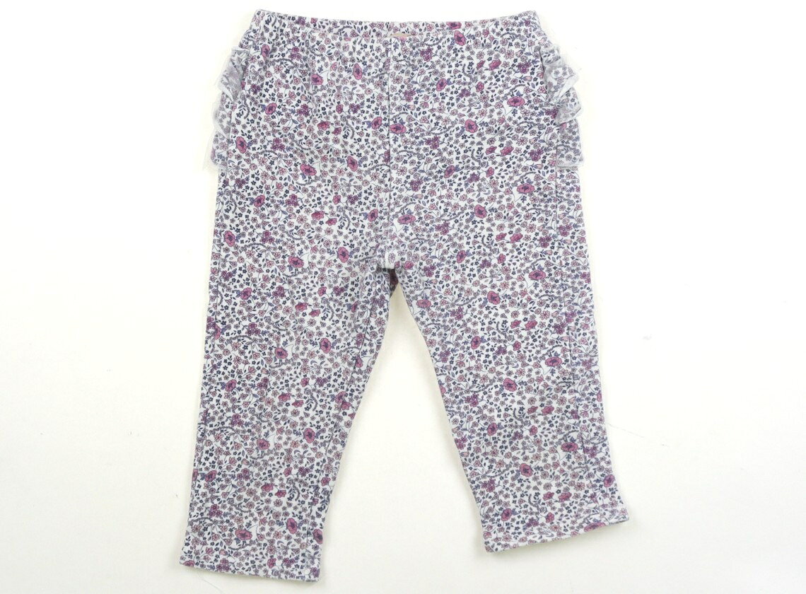 Spats - プティマイン petit main レギンス 110 女の子 ピンク、ネイビー、花柄、フリル 子供服 ベビー服 キッズ アウトレット ユーズド 【中古】キッズ・ベビー・マタニティ