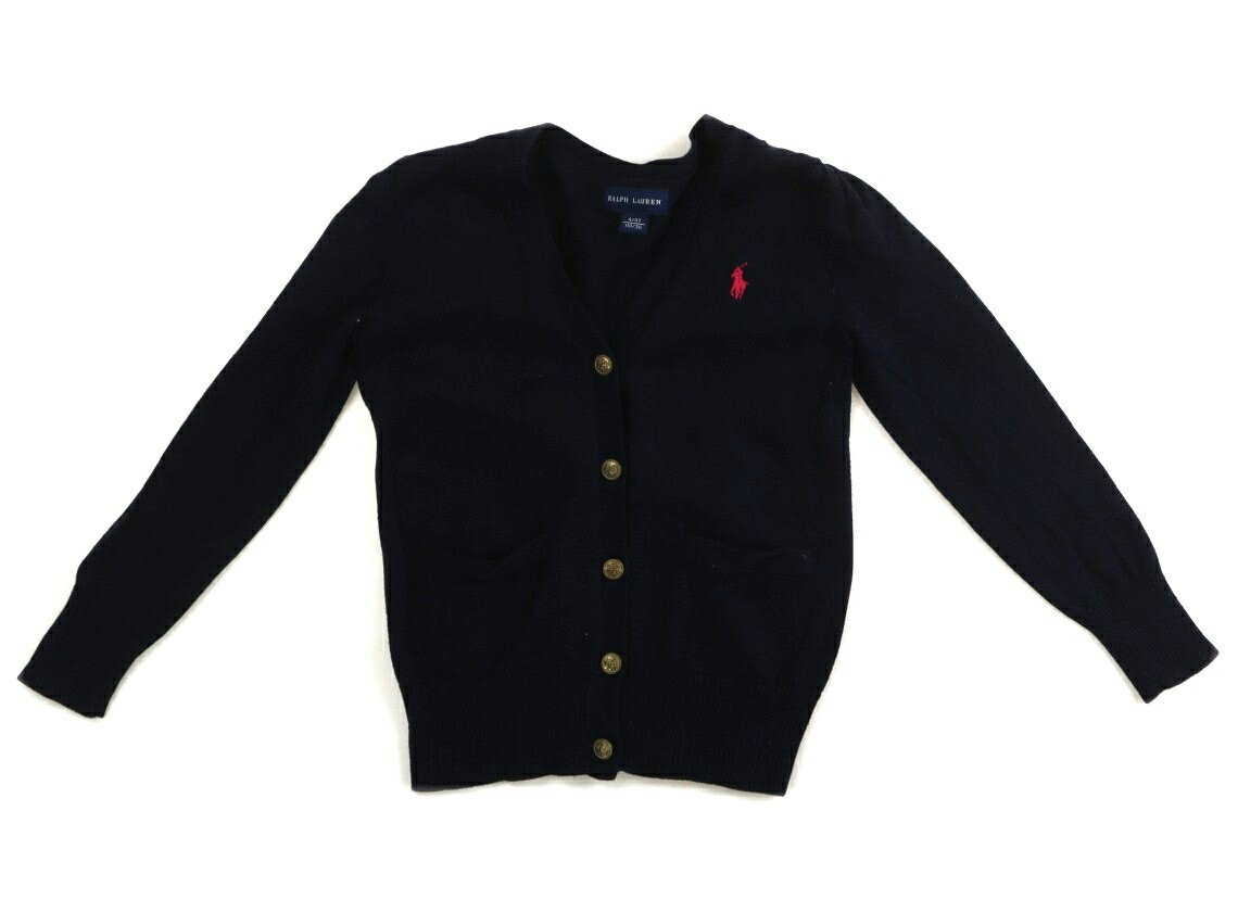 ラルフローレン Ralph Lauren カーディガン 110 女の子 ネイビー、ピンク 子供服 ベビー服 キッズ アウトレット ユーズド 【中古】キッズ・ベビー・マタニティ