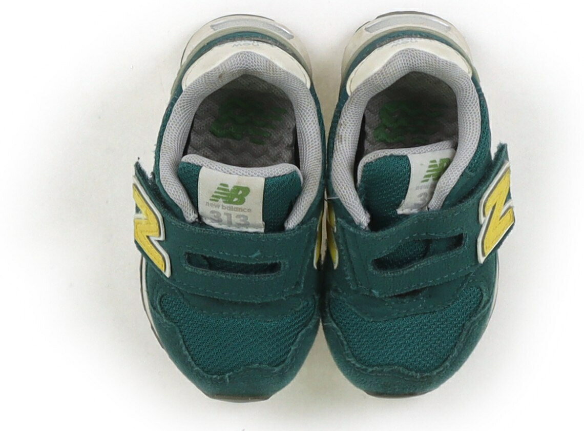 Rakuten - ニューバランス New Balance スニーカー 靴12cm〜 男の子 ピーコックグリーン、黄色、白 子供服 ベビー服 キッズ アウトレット ユーズド 【中古】キッズ・ベビー・マタニティ