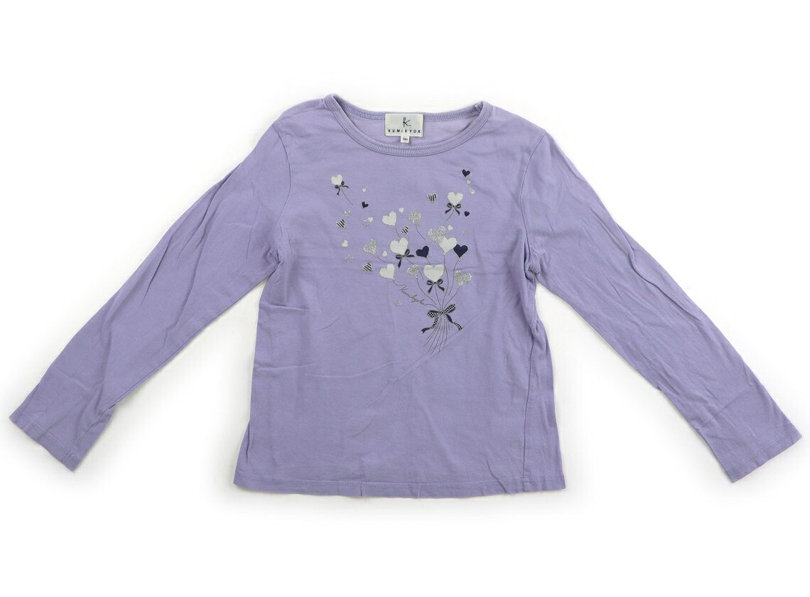 組曲 Kumikyoku Tシャツ・カットソー 140 女の子 薄紫 子供服 ベビー服 キッズ アウトレット ユーズド 【中古】キッズ・ベビー・マタニティ