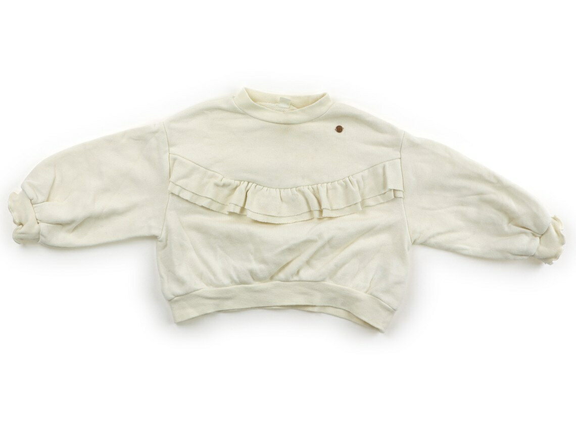 アプレレクール apres les cours トレーナー・プルオーバー 90 女の子 アイボリー・フリル 子供服 ベビー服 キッズ アウトレット ユーズド 【中古】キッズ・ベビー・マタニティ