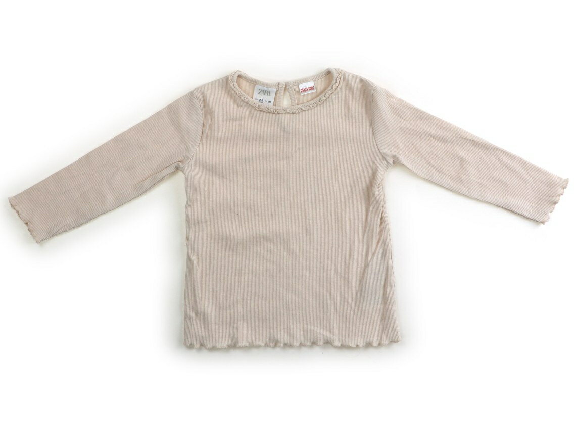 ザラ ZARA Tシャツ・カットソー 95 女の子 ライトピンク 子供服 ベビー服 キッズ アウトレット ユーズド 【中古】キッズ・ベビー・マタニティ