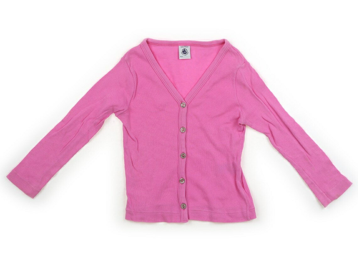 プチバトー PETIT BATEAU カーディガン 100 女の子 ピンク 子供服 ベビー服 キッズ アウトレット ユーズド 【中古】キッズ・ベビー・マタニティ