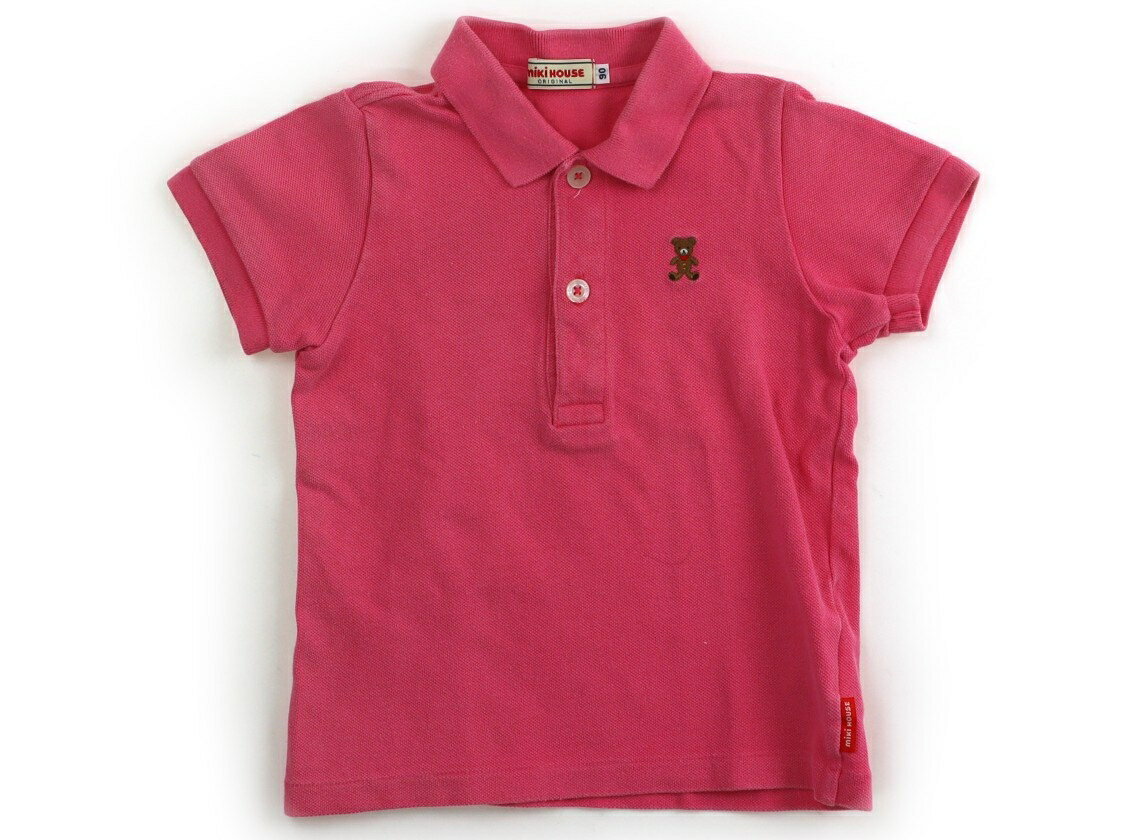 ミキハウス miki HOUSE ポロシャツ 90 女の子 ピンク 子供服 ベビー服 キッズ アウトレット ユーズド 【中古】キッズ・ベビー・マタニティ