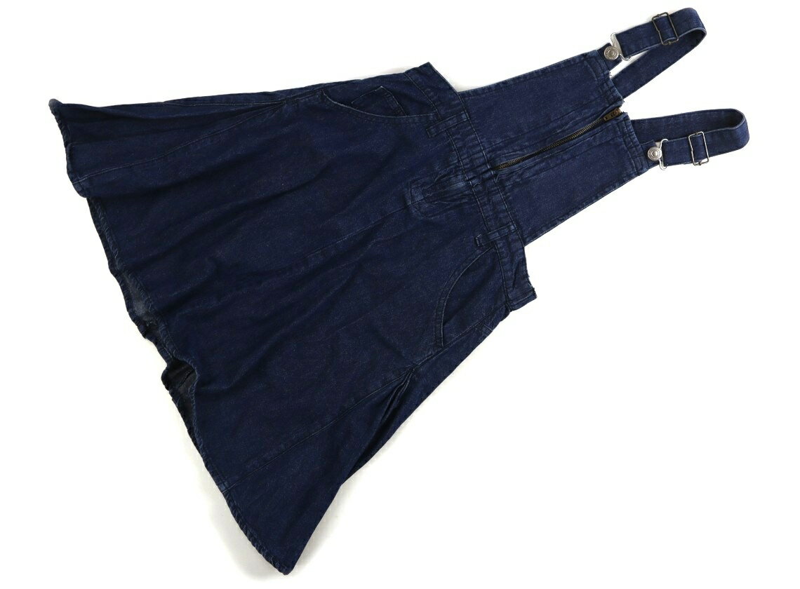 マーキーズ Markey's ジャンパースカート 120 女の子 ネイビー 子供服 ベビー服 キッズ アウトレット ユーズド 【中古】キッズ・ベビー・マタニティ