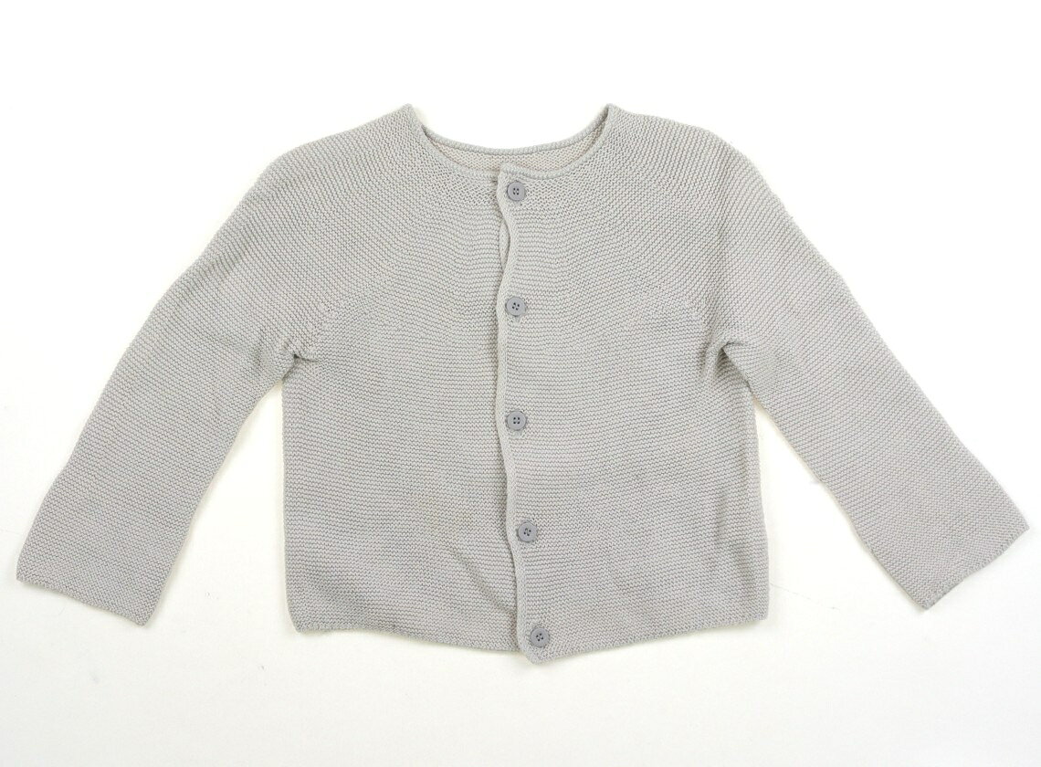 Cardigans - マールマール MARLMARL カーディガン 90 男の子 ライトグレー 子供服 ベビー服 キッズ アウトレット ユーズド 【中古】キッズ・ベビー・マタニティ
