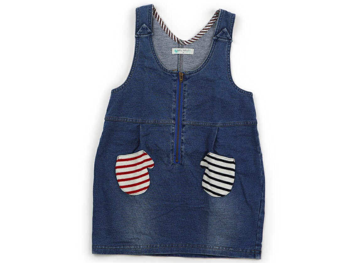 ベイビーチアー babyCheer ジャンパースカート 100 女の子 ライトブルー 子供服 ベビー服 キッズ アウトレット ユーズド 【中古】キッズ・ベビー・マタニティ