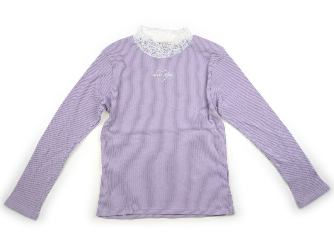 メゾピアノ mezzo piano Tシャツ・カットソー 160 女の子 ラベンダー 子供服 ベビー服 キッズ アウトレット ユーズド 【中古】キッズ・ベビー・マタニティ