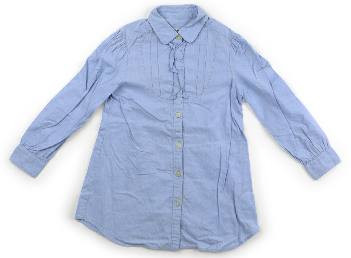 コムサデモード COMME CA DU MODE シャツ・ブラウス 120 女の子 水色 子供服 ベビー服 キッズ アウトレット ユーズド 【中古】キッズ・ベビー・マタニティ