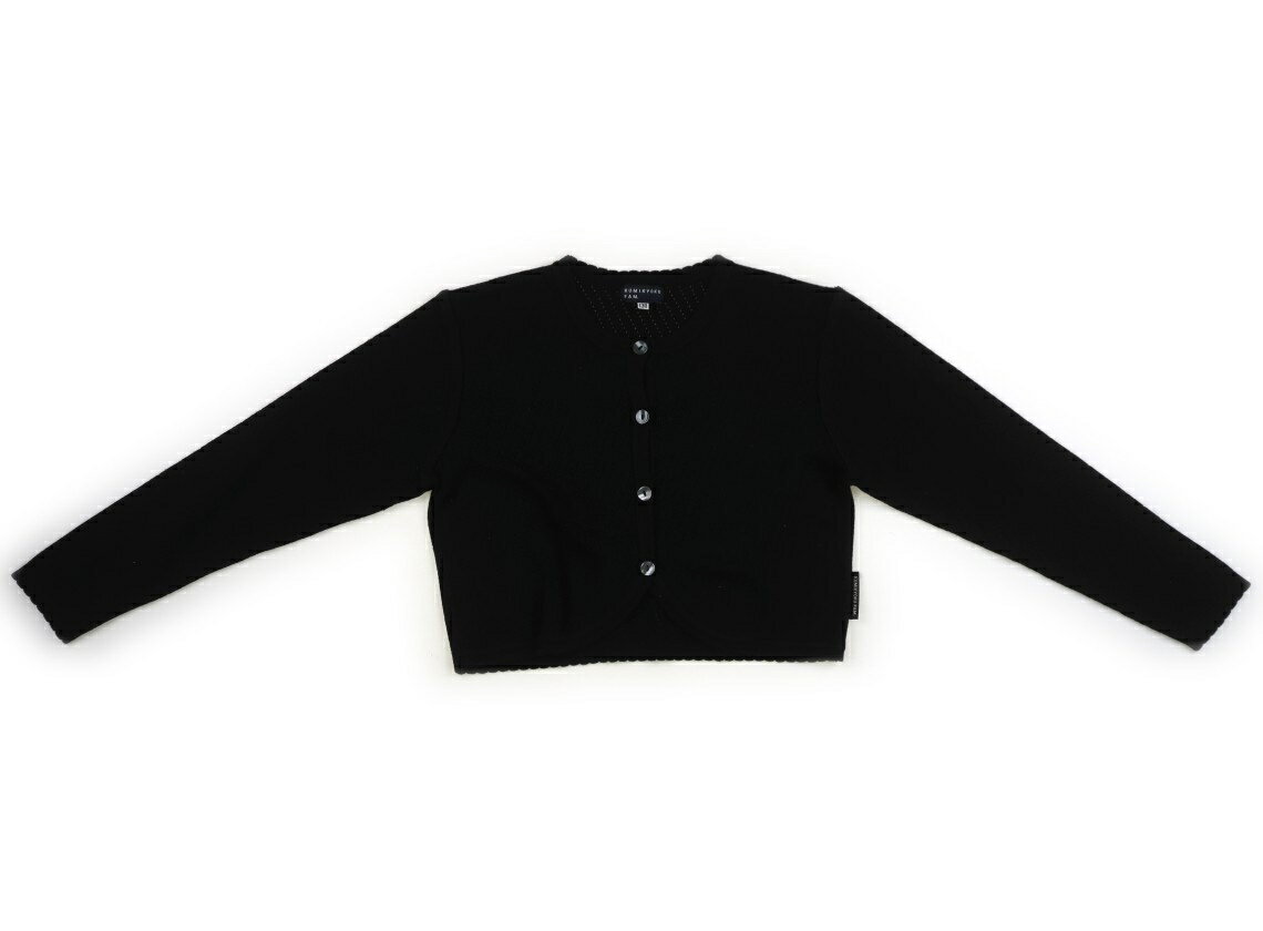 組曲 Kumikyoku カーディガン 130 女の子 黒 子供服 ベビー服 キッズ アウトレット ユーズド 【中古】キッズ・ベビー・マタニティ