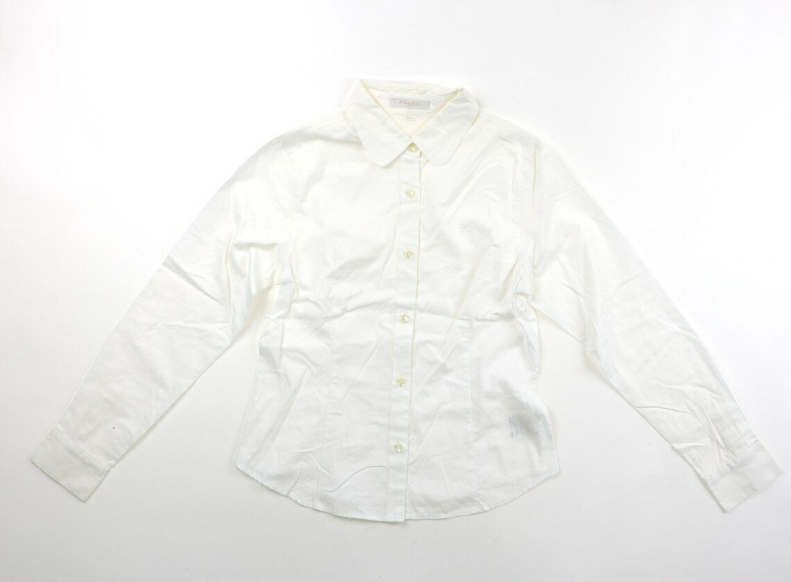 バーバリー BURBERRY シャツ・ブラウス 150 女の子 ホワイト 子供服 ベビー服 キッズ アウトレット ユーズド 【中古】キッズ・ベビー・マタニティ