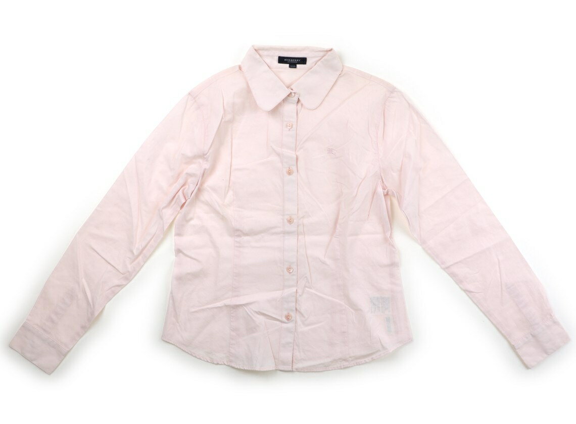 バーバリー BURBERRY シャツ・ブラウス 160 女の子 パステルピンク 子供服 ベビー服 キッズ アウトレット ユーズド 【中古】キッズ・ベビー・マタニティ