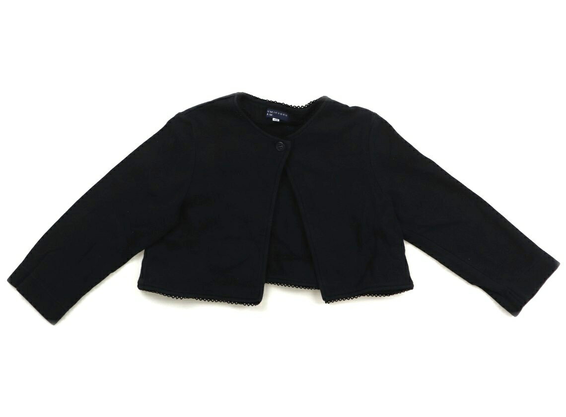 組曲 Kumikyoku カーディガン 110 女の子 ブラック 子供服 ベビー服 キッズ アウトレット ユーズド 【中古】キッズ・ベビー・マタニティ