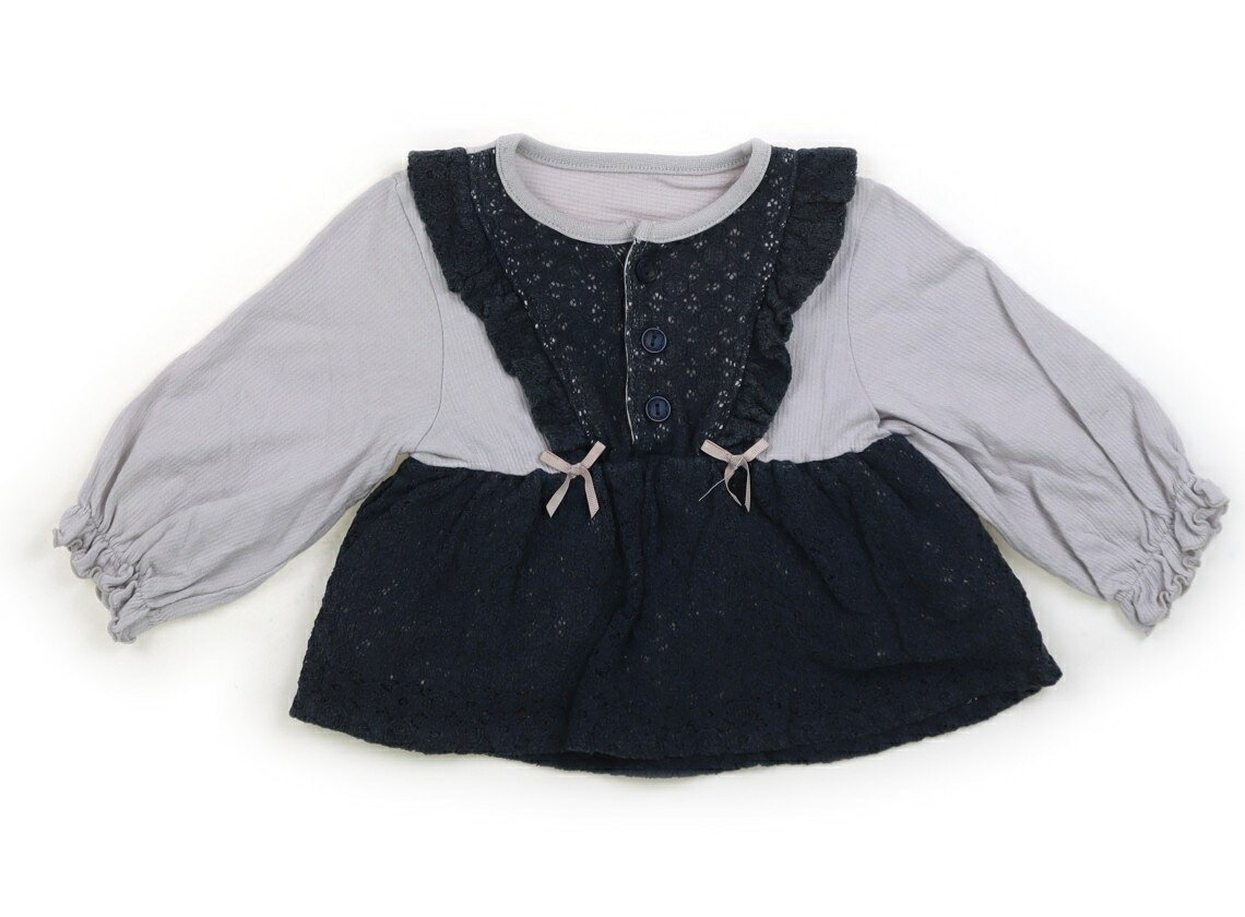 アプレレクール apres les cours チュニック 70 女の子 ネイビー、パステルパープル 子供服 ベビー服 キッズ アウトレット ユーズド 【中古】キッズ・ベビー・マタニティ