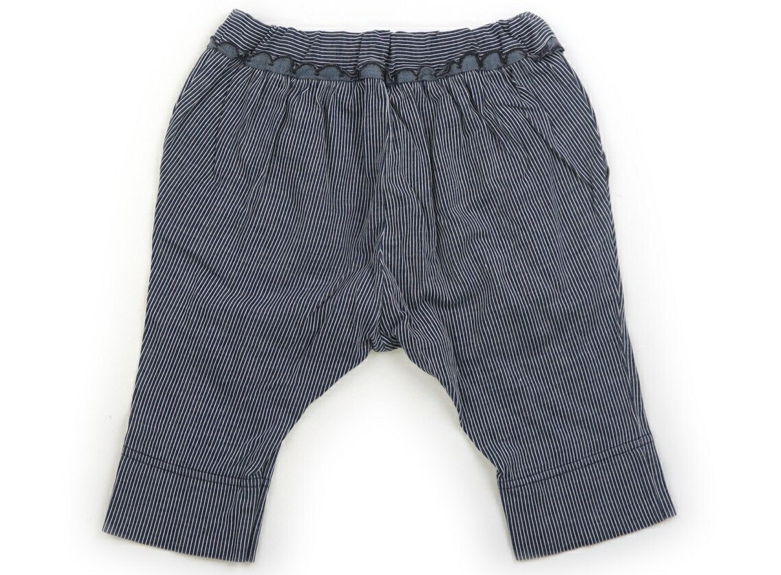 組曲 Kumikyoku パンツ 90 女の子 インディゴブルーストライプ 子供服 ベビー服 キッズ アウトレット ユーズド 【中古】キッズ・ベビー・マタニティ