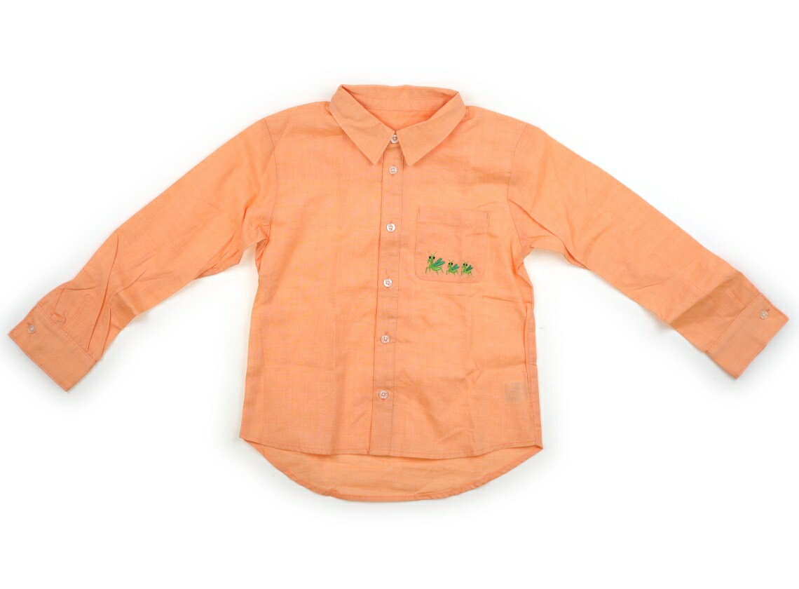 インセクトコレクション Insect Collection シャツ ブラウス 120 男の子 オレンジ 子供服 ベビー服 キッズ アウトレット ユーズド 【中古】キッズ ベビー マタニティ