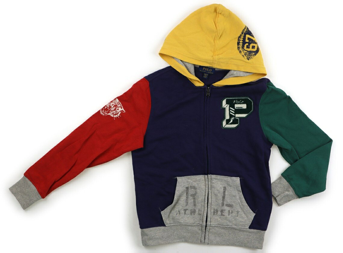 ポロラルフローレン POLO RALPH LAUREN パーカー 150 男の子 ブルー グリーン レッド 子供服 ベビー服 キッズ アウトレット ユーズド 【中古】キッズ ベビー マタニティ