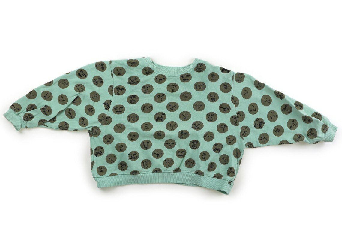 マーキーズ Markey's トレーナー・プルオーバー 120 女の子 グリーン、ベージュ 子供服 ベビー服 キッズ アウトレット ユーズド 【中古】キッズ・ベビー・マタニティ