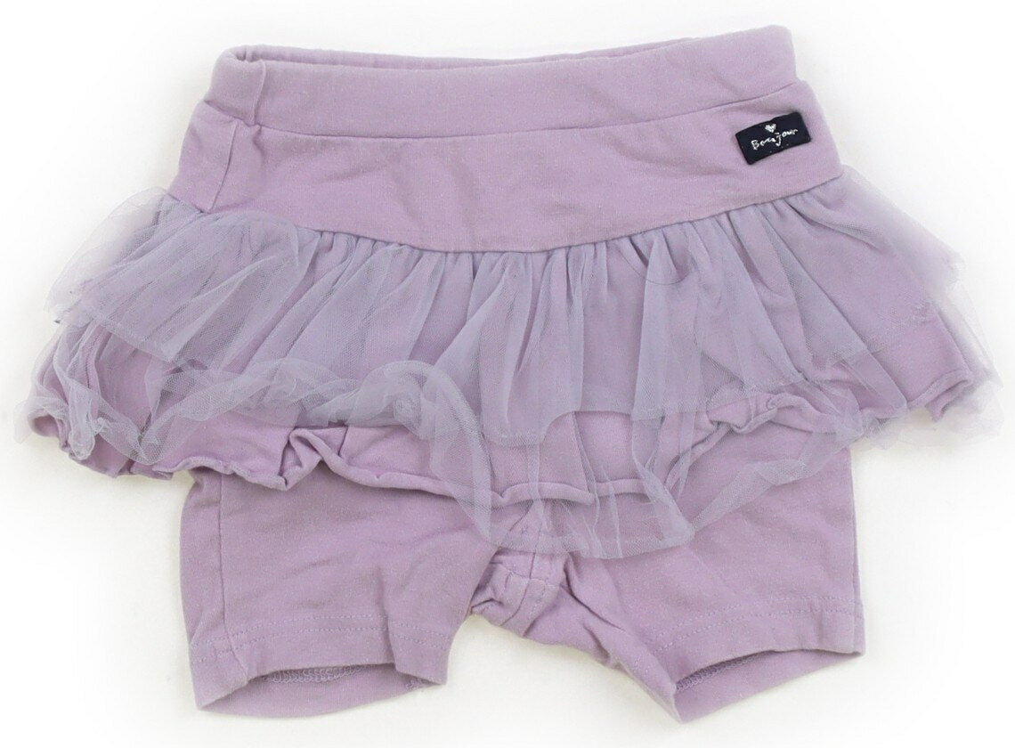 Spats - アプレレクール apres les cours レギンス 70 女の子 パープル、フリル 子供服 ベビー服 キッズ アウトレット ユーズド 【中古】キッズ・ベビー・マタニティ