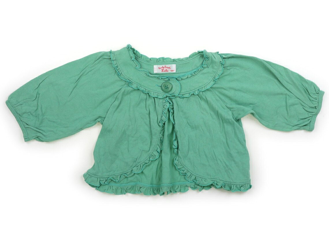 シャーリーテンプル Shirley Temple カーディガン 120 女の子 グリーン 子供服 ベビー服 キッズ アウトレット ユーズド 【中古】キッズ・ベビー・マタニティ