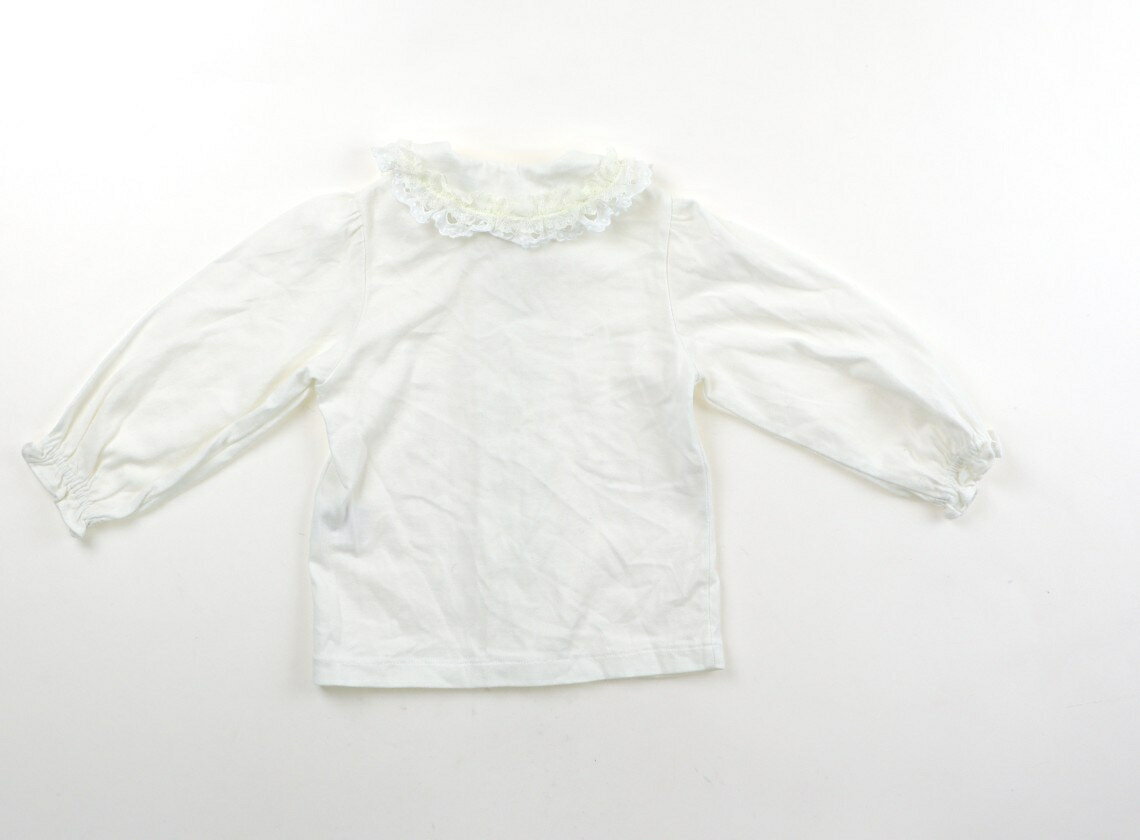 スーリー Souris シャツ・ブラウス 90 女の子 オフ白・レース 子供服 ベビー服 キッズ アウトレット ユーズド 【中古】キッズ・ベビー・マタニティ