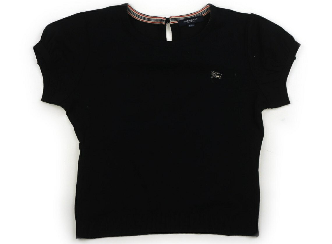 バーバリー BURBERRY Tシャツ・カットソー 150 女の子 黒 子供服 ベビー服 キッズ アウトレット ユーズド 【中古】キッズ・ベビー・マタニティ