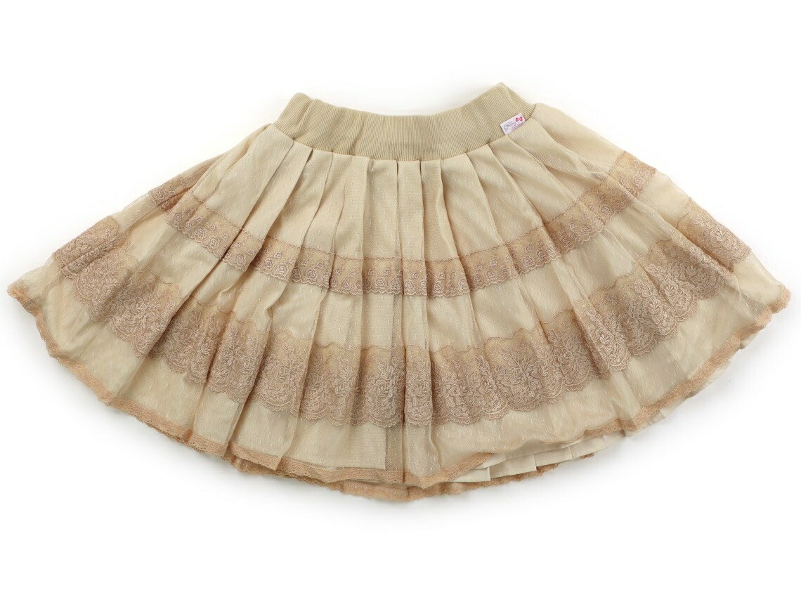メゾピアノ mezzo piano スカート 150 女の子 ベージュ 子供服 ベビー服 キッズ アウトレット ユーズド 【中古】キッズ・ベビー・マタニティ