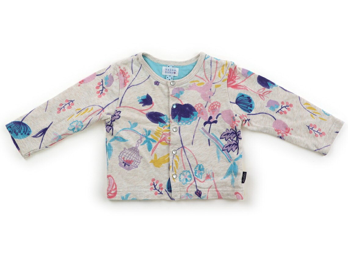　ブランド 　HAKKA(ハッカ) 　カテゴリー 　カーディガン 　サイズ 　90サイズ 　色 　ベージュ花柄 　状態 　★★★ 　記名 　なし 　ジャンル 　Girl カットソー生地。スナップボタン開閉。洗いざらし感がありますが、まだまだ普段着として活躍してくれそうです。 ＊【状態】【サイズ】に関しての詳しい説明はこちら