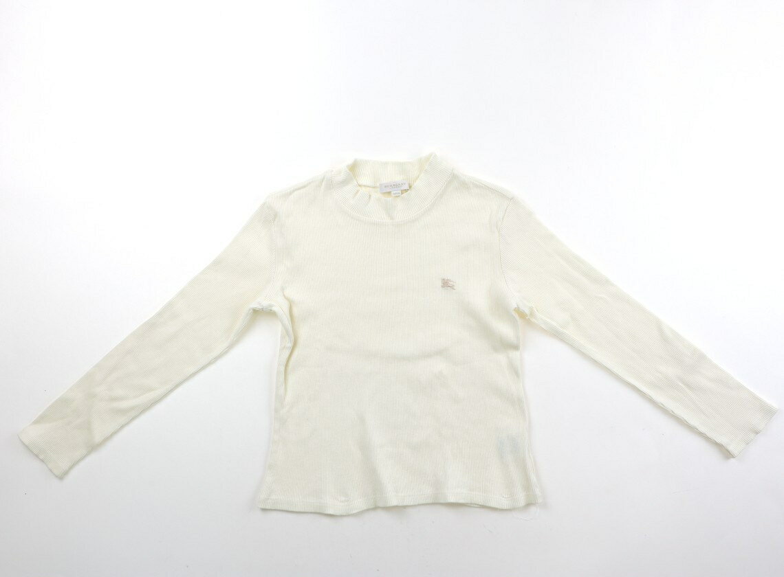 バーバリー BURBERRY Tシャツ・カットソー 140 女の子 アイボリー 子供服 ベビー服 キッズ アウトレット ユーズド 【中古】キッズ・ベビー・マタニティ