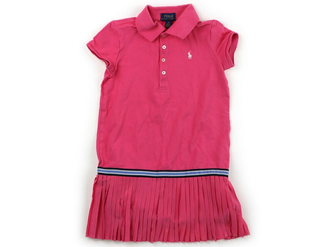 ポロラルフローレン POLO RALPH LAUREN ワンピース 120 女の子 ピンク 子供服 ベビー服 キッズ アウトレット ユーズド 【中古】キッズ・ベビー・マタニティ