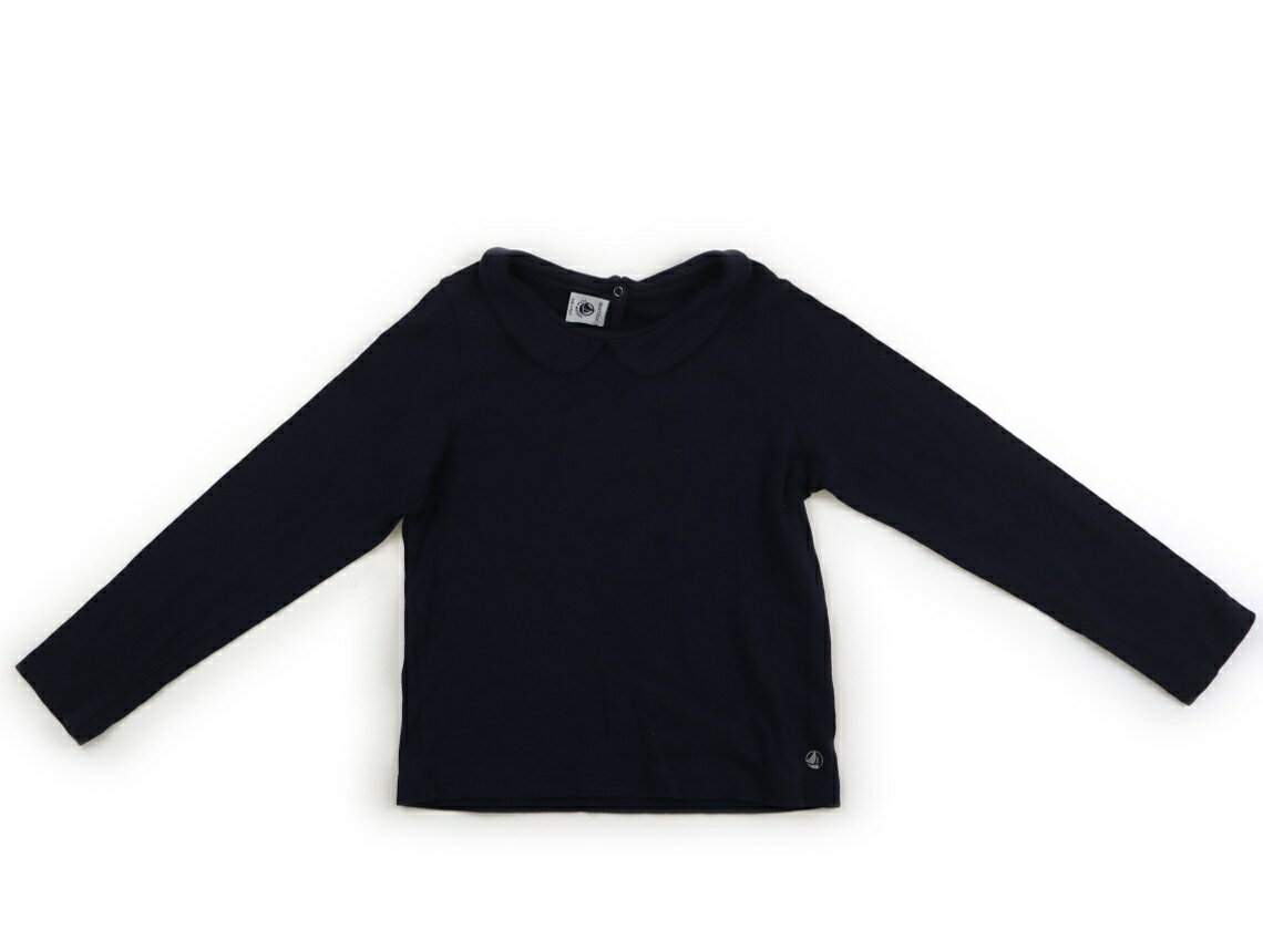 Rakuten - プチバトー PETIT BATEAU Tシャツ・カットソー 120 女の子 ダークネイビー 子供服 ベビー服 キッズ アウトレット ユーズド 【中古】キッズ・ベビー・マタニティ